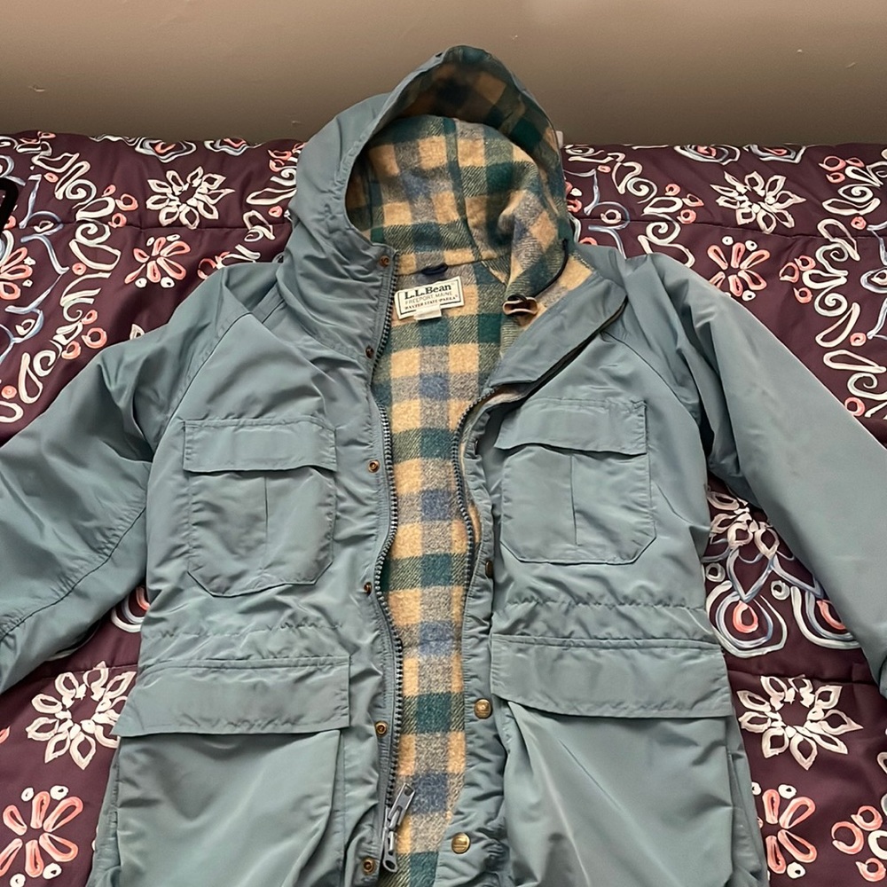 L.L Bean Baxter State Wool Parka Size S